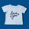 Love You Tee (Blue)
