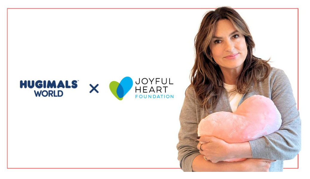 Hugimals World's Founder on What the Heart to Hug Pillow Partnership With Mariska Hargitay and the Joyful Heart Foundation Means to Her