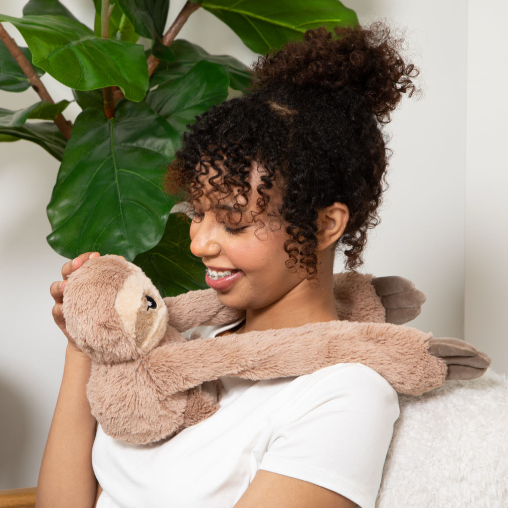 Weighted Warmable Sloth Stuffed Animal Hugarounds – Hugimals World